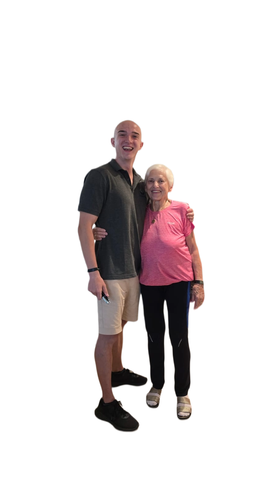 Geschäftsführer Ruben Decker mit zufriedener Kundin